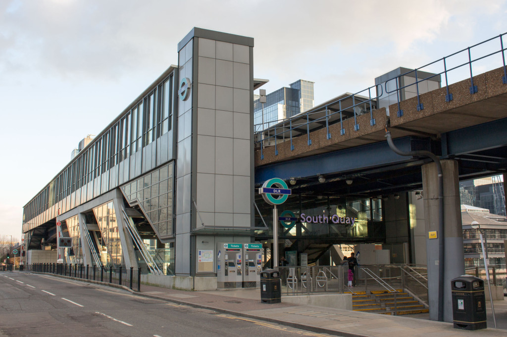 South Quay DLR station - not actually on the guide I tried.