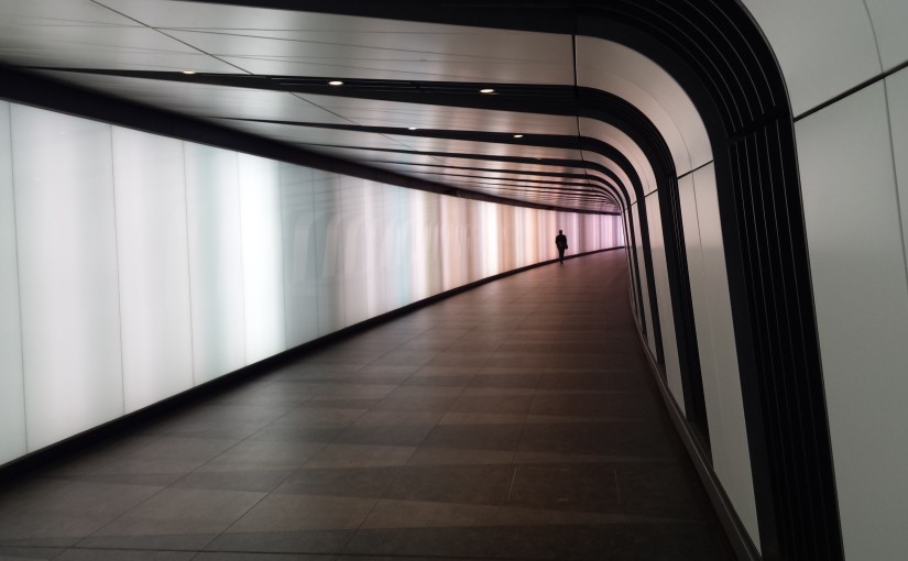 Tunnel at King’s Cross St Pancras station